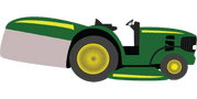 åkgräsklippare illustration